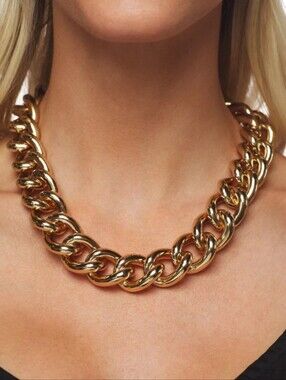 Kenneth Jay Lane Gold Chain Necklace